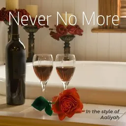 Cover art for Never No More - Aaliyah karaoke version