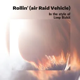 Cover art for Rollin' (Air Raid Vehicle) - Limp Bizkit karaoke version