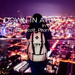 Karaokekappaleen Down in Atlanta - Pharrell Williams,Travis Scott kansikuva