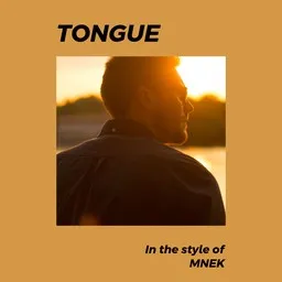 Cover art for Tongue - MNEK karaoke version