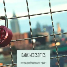 Karaokekappaleen Dark Necessities - Red Hot Chili Peppers kansikuva