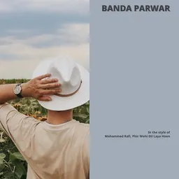 Omslagsbild för Banda Parwar - Mohammed Rafi,Phir Wohi Dil Laya Hoon karaokeversion