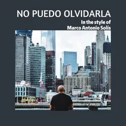 Karaokekappaleen No Puedo Olvidarla - Marco Antonio Solís kansikuva