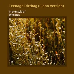 Cover art for Teenage Dirtbag (Piano Version) - Wheatus karaoke version