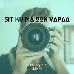 Cover art for Sit ku mä oon vapaa - SANNI karaoke version