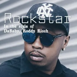 Cover art for Rockstar - DaBaby,Roddy Ricch karaoke version