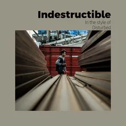 Cover art for Indestructible - Disturbed karaoke version