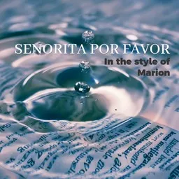 Cover art for Senorita Por Favor - Marion karaoke version