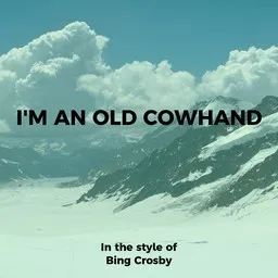 Cover art for I'm an Old Cowhand - Bing Crosby karaoke version