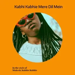 Cover art for Kabhi Kabhie Mere Dil Mein - Kabhie Kabhie,Mukesh karaoke version
