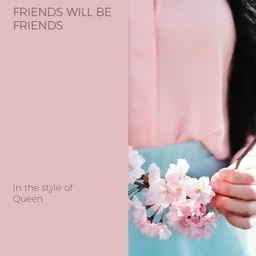 Cover art for Friends Will Be Friends - Queen karaoke version