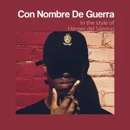 Omslagsbild för Con Nombre De Guerra - Héroes del Silencio karaokeversion