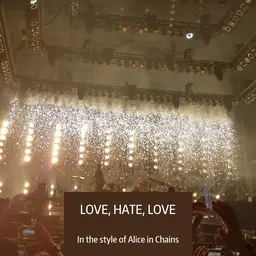 Karaokekappaleen Love, Hate, Love - Alice in Chains kansikuva