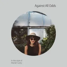 Cover art for Against All Odds - Mariah Carey karaoke version