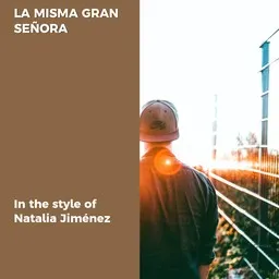 Cover art for La Misma Gran Señora - Natalia Jiménez karaoke version