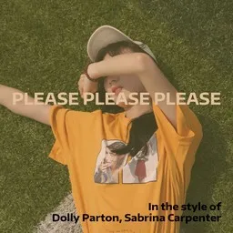 Karaokekappaleen Please Please Please - Dolly Parton,Sabrina Carpenter kansikuva