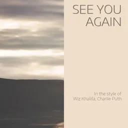 Cover art for See You Again - Charlie Puth,Wiz Khalifa karaoke version