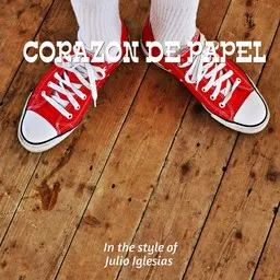 Cover art for Corazon De Papel - Julio Iglesias karaoke version