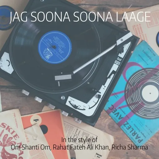 Karaoke Jag Soona Soona Laage av Om Shanti Om, Rahat Fateh Ali Khan, Richa Sharma — sjung med på texten på Singa