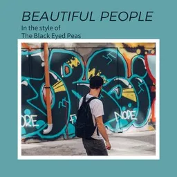 Omslagsbild för Beautiful People - Black Eyed Peas karaokeversion