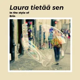 Cover art for Laura tietää sen - Erin karaoke version