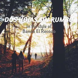 Cover art for Dos Hojas Sin Rumbo - Banda El Recodo karaoke version