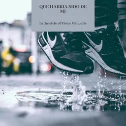 Cover art for Que Habria Sido De Mi - Víctor Manuelle karaoke version
