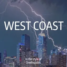 Cover art for West Coast - OneRepublic karaoke version