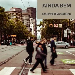 Cover art for Ainda Bem - Marisa Monte karaoke version