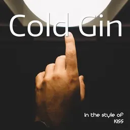 Karaokekappaleen Cold Gin - KISS kansikuva