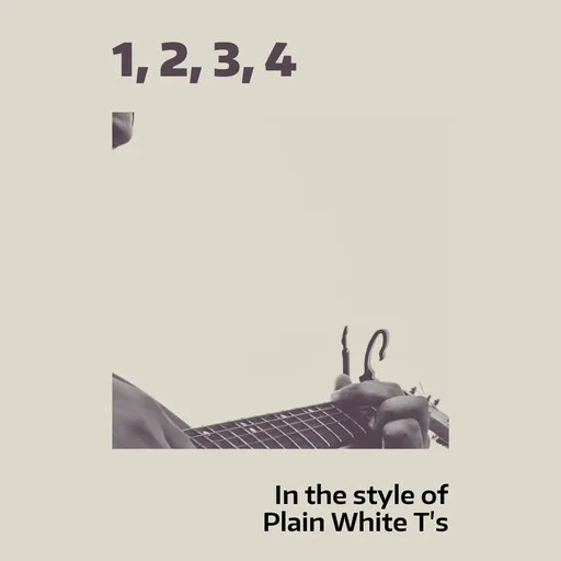 Karaoke 1, 2, 3, 4 by Plain White T's — sing along with lyrics on Singa