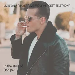 Cover art for Livin' On A Prayer (Live From "Heroes"" Telethon)" - Bon Jovi karaoke version