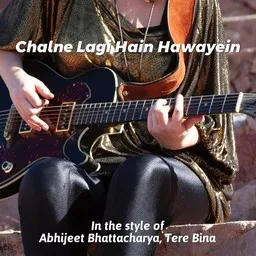Karaokekappaleen Chalne Lagi Hain Hawayein - Abhijeet Bhattacharya,Tere Bina kansikuva