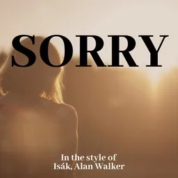 Cover art for Sorry - Alan Walker,Isák karaoke version