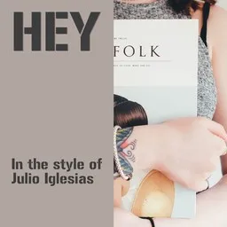 Cover art for Hey - Julio Iglesias karaoke version