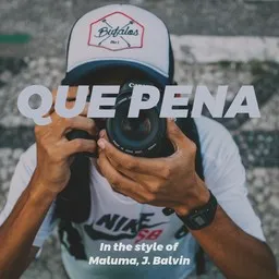 Karaokekappaleen Que Pena - J. Balvin,Maluma kansikuva