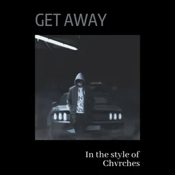 Cover art for Get Away - Chvrches karaoke version