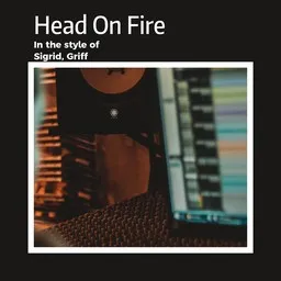 Omslagsbild för Head On Fire - Griff,Sigrid karaokeversion
