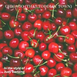 Cover art for Chicago (that Toddlin' Town) - Judy Garland karaoke version
