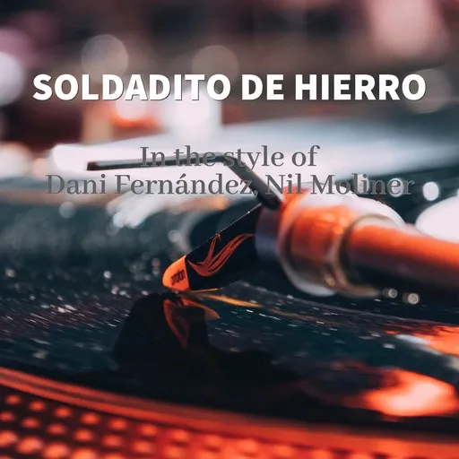 Karaoke Soldadito de Hierro av Dani Fernández, Nil Moliner — sjung med på texten på Singa