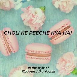 Omslagsbild för Choli Ke Peeche Kya Hai - Alka Yagnik,Illa Arun karaokeversion