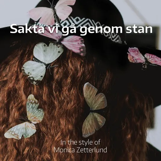 Karaoke Sakta vi gå genom stan esittäjältä Monica Zetterlund — laula mukana sanoituksilla Singassa