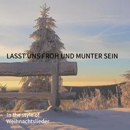 Karaokekappaleen Laßt uns froh und munter sein - Weihnachtslieder kansikuva