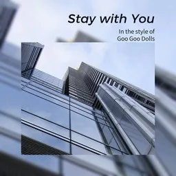 Cover art for Stay with You - Goo Goo Dolls karaoke version