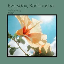 Cover art for Everyday, Kachuusha - AKB48 karaoke version