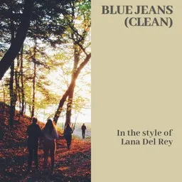 Karaokekappaleen Blue Jeans (clean) - Lana Del Rey kansikuva