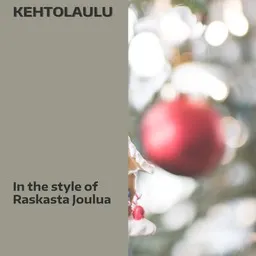 Cover art for Kehtolaulu - Raskasta Joulua karaoke version