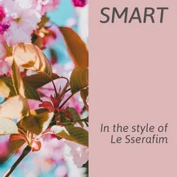 Titelbild für Smart - Le Sserafim Karaoke-Version