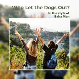 Cover art for Who Let the Dogs Out? - Baha Men karaoke version