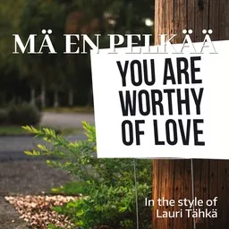 Cover art for Mä en pelkää - Lauri Tähkä karaoke version